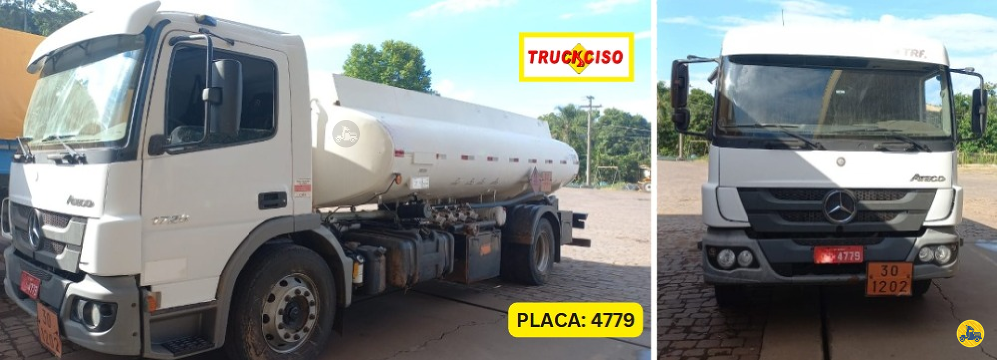 CAMINHAO MERCEDES-BENZ MB 1726 Tanque Aço Toco 4x2 TRUCKCISO ARAUCARIA PARANÁ PR